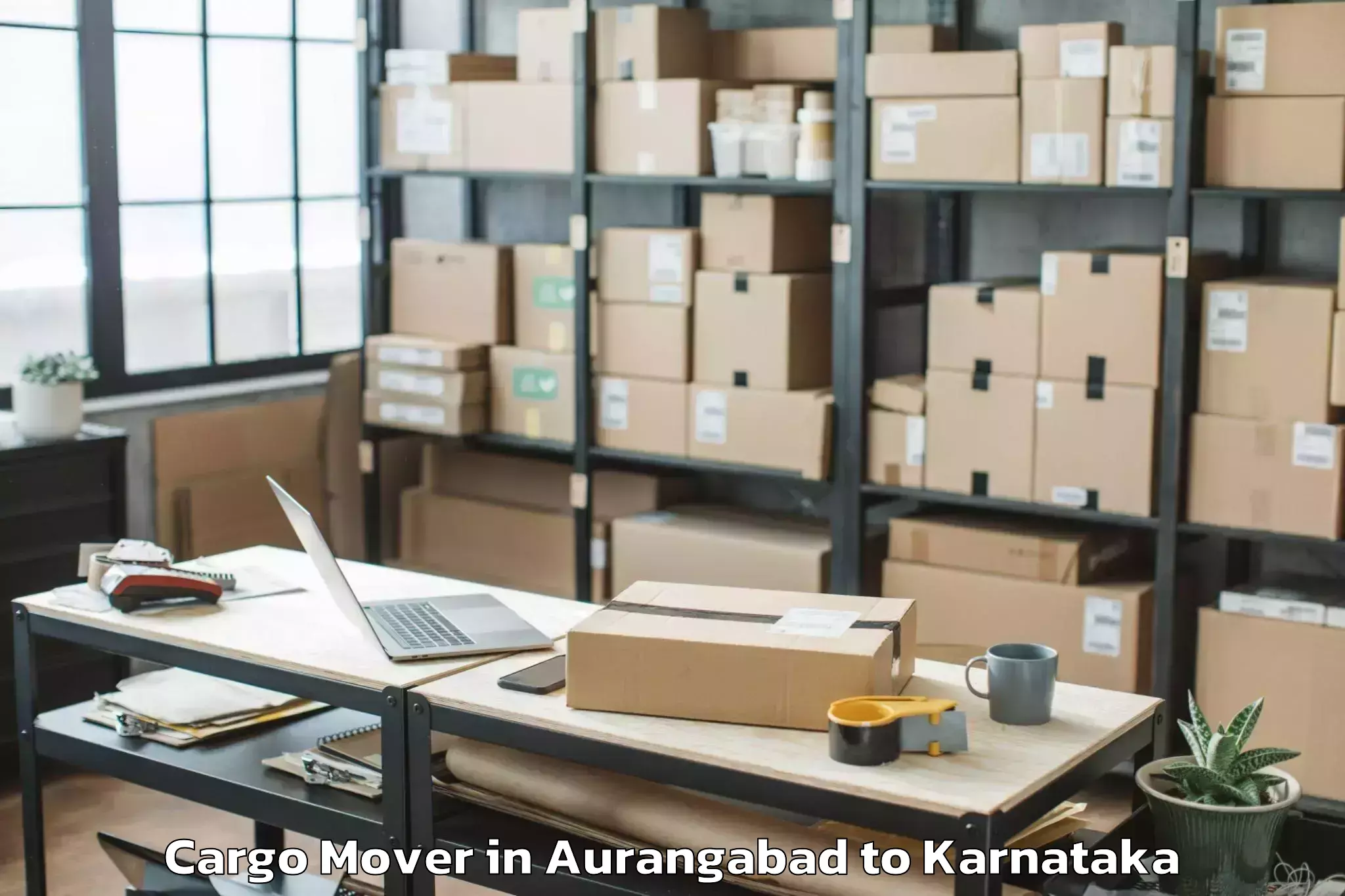 Leading Aurangabad to Shiralakoppa Cargo Mover Provider